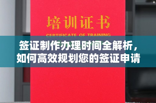 南宫签证制作办理时间全解析，如何高效规划您的签证申请流程