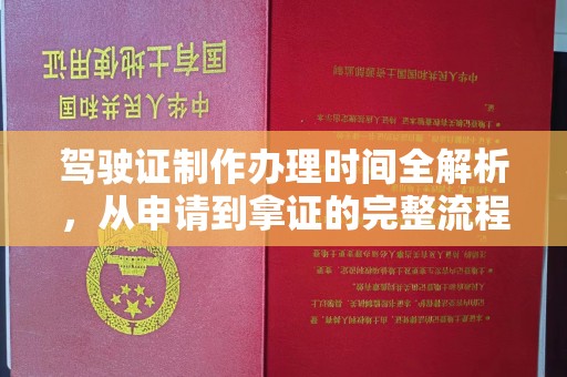 南宫驾驶证制作办理时间全解析，从申请到拿证的完整流程