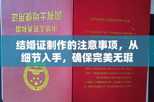 南宫结婚证制作的注意事项，从细节入手，确保完美无瑕