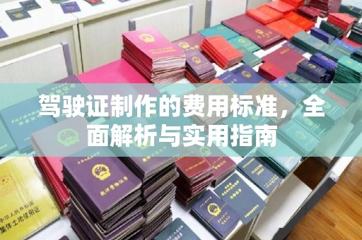 南宫驾驶证制作的费用标准，全面解析与实用指南