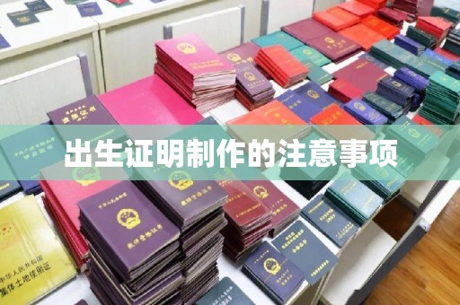 南宫出生证明制作的注意事项