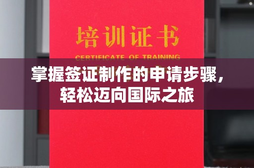 南宫掌握签证制作的申请步骤，轻松迈向国际之旅