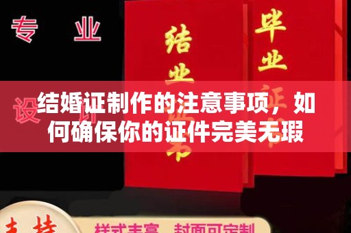 南宫结婚证制作的注意事项，如何确保你的证件完美无瑕