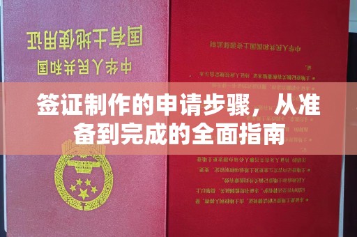 南宫签证制作的申请步骤，从准备到完成的全面指南