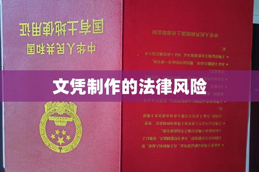南宫文凭制作的法律风险