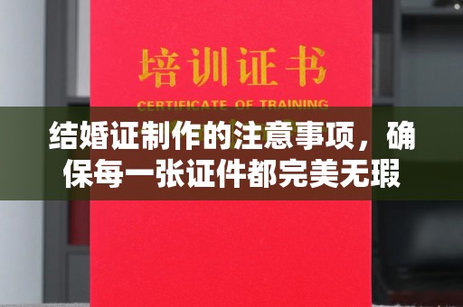 南宫结婚证制作的注意事项，确保每一张证件都完美无瑕
