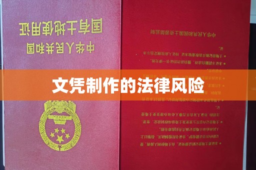 南宫文凭制作的法律风险
