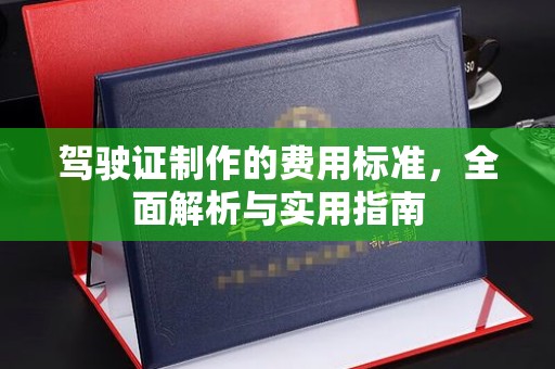 南宫驾驶证制作的费用标准，全面解析与实用指南