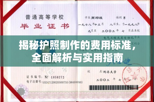 南宫揭秘护照制作的费用标准，全面解析与实用指南