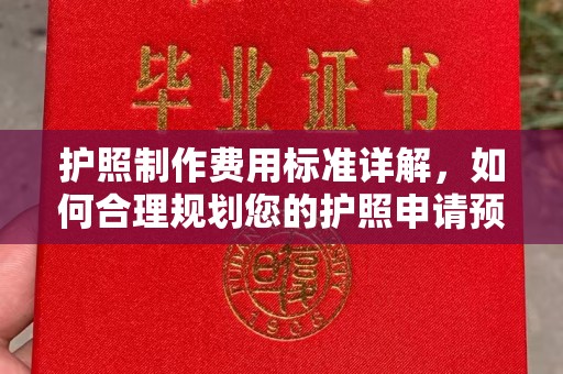南宫护照制作费用标准详解，如何合理规划您的护照申请预算