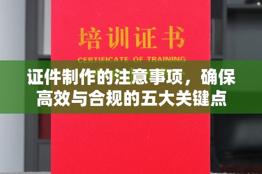 南宫证件制作的注意事项，确保高效与合规的五大关键点