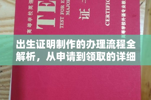南宫出生证明制作的办理流程全解析，从申请到领取的详细指南
